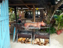 Grilled pork in Puerto Viejo de Talamanca