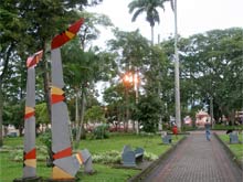 Parque Palmares in Alajuela.