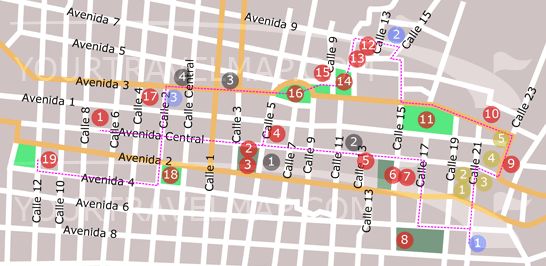 San Jose Stadtplan