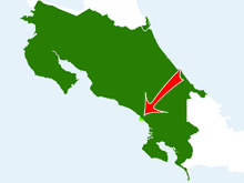 Parque Nacional Marino Ballena en el mapa